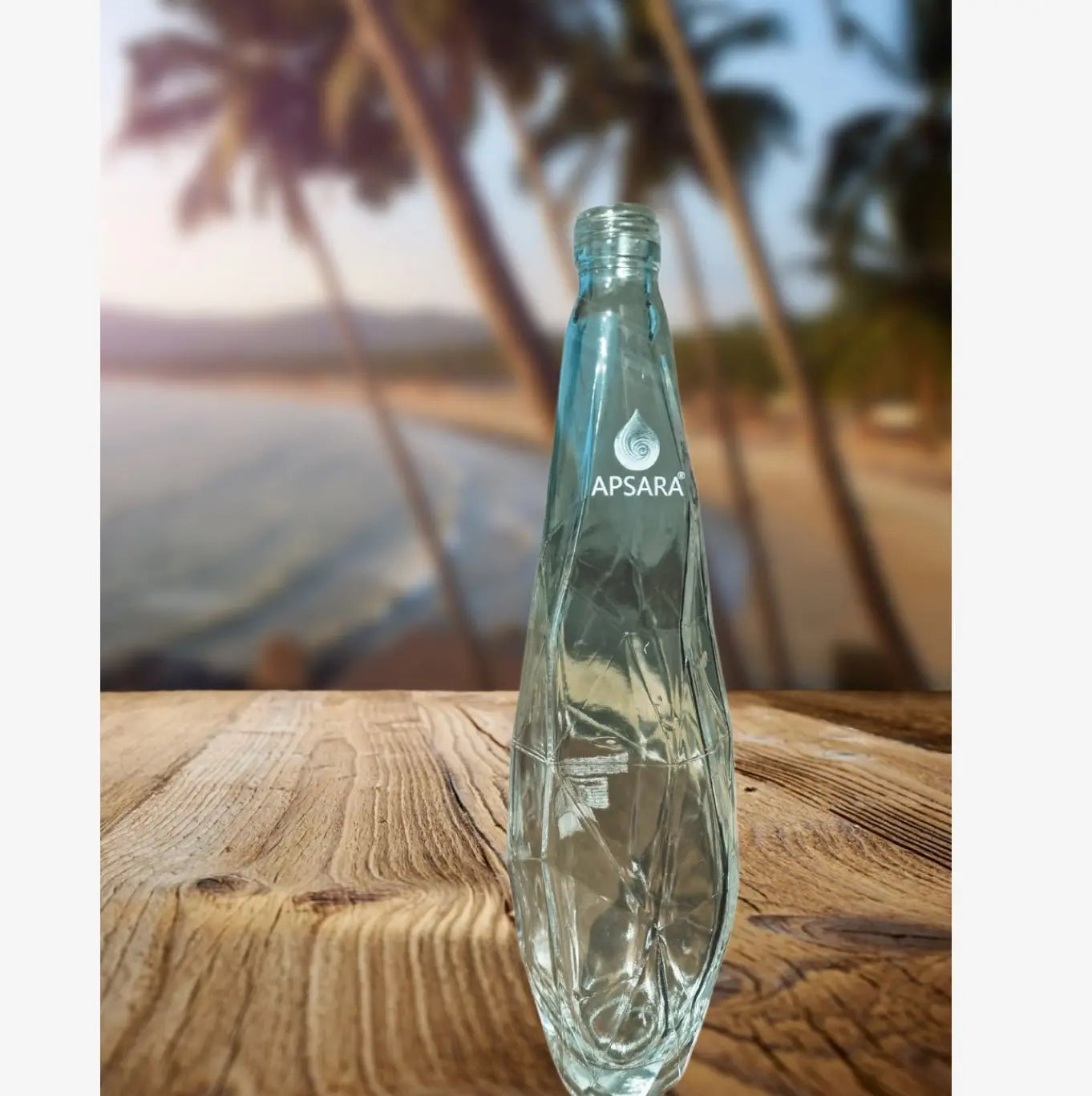 Bouteille en verre diamant APSARA